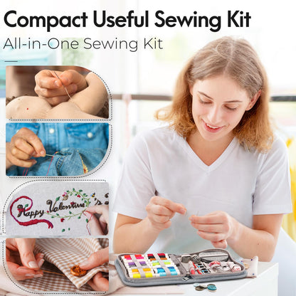 Coquimbo Sewing Kit for Adults, Christmas Stocking Stuffers for Teen Girls