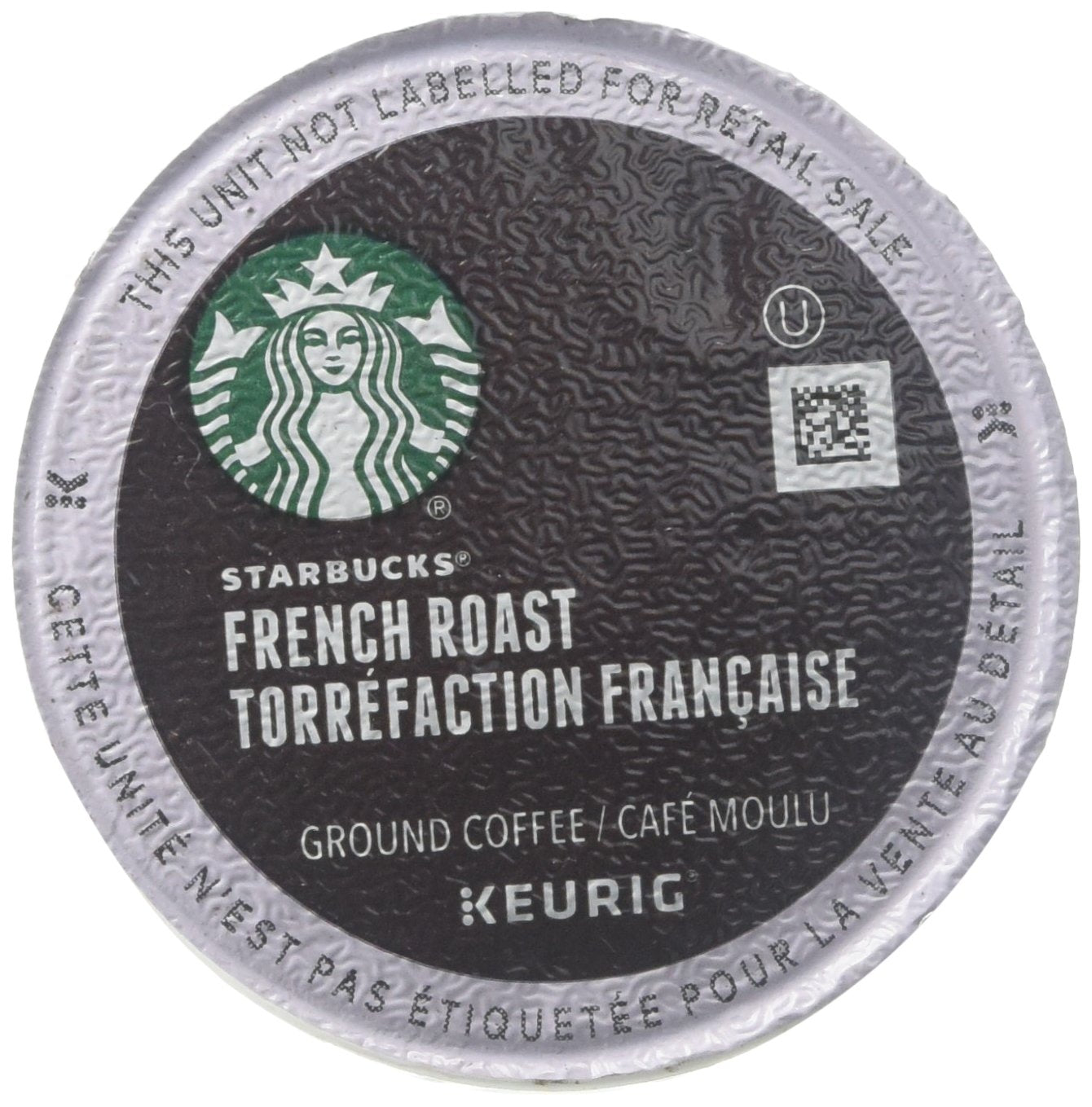 Starbucks K-Cup Coffee Pods, Dark Roast Hot or Iced Coffee, French Roast, 96 Keurig Pods