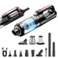 MONOZEL Car Vacuum Portable Cordless, 18000Pa 2 in 1 Vacuum Cleaner&Air Duster, 130W Brushless Motor Handheld Vacuum Cordless with 7800mAh Battery, LED Light, Multi-Nozzles for Car, Home, Office, Pet
