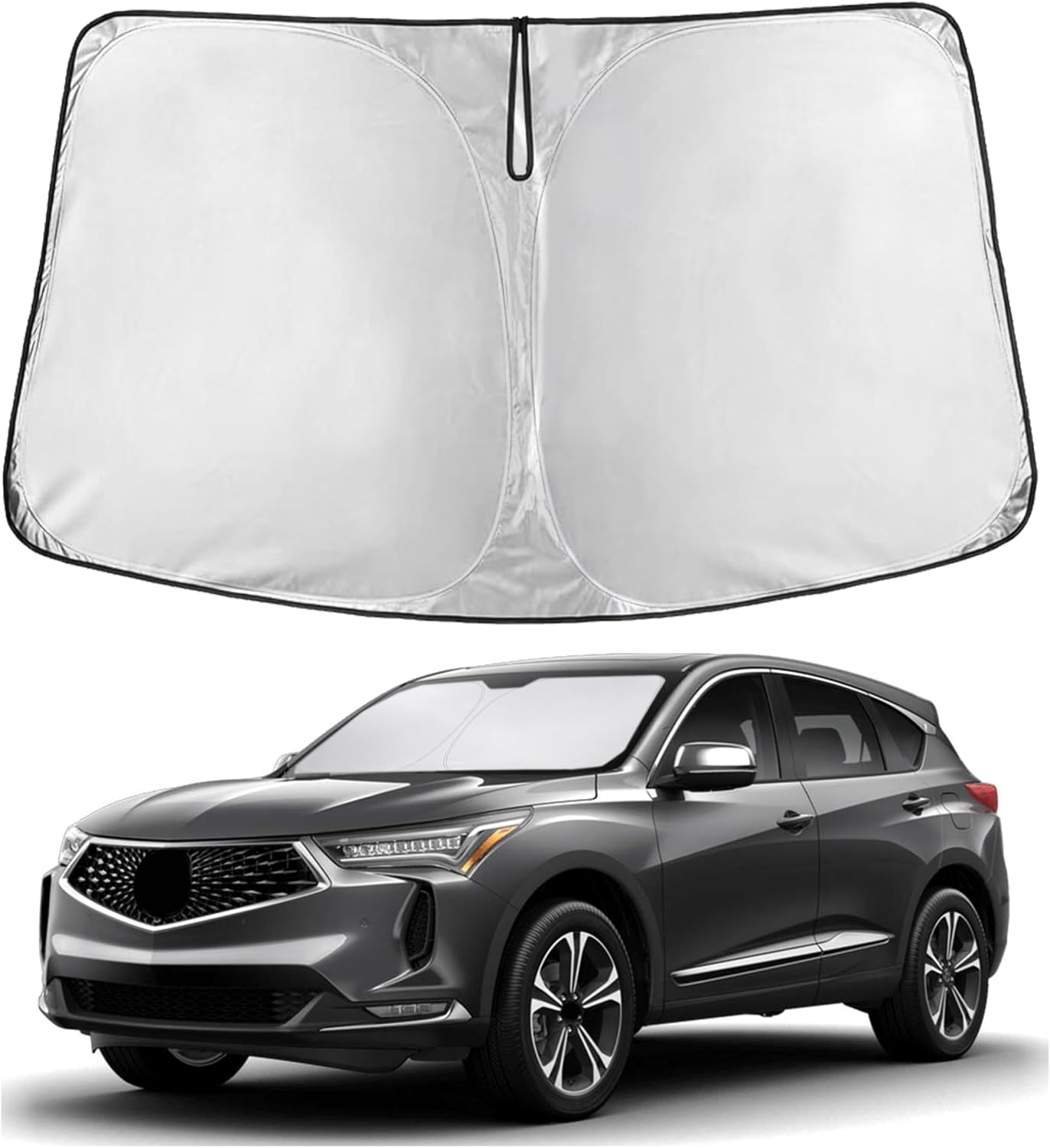 Econour Car Windshield Sun Shade, Front Window Sun Blocker for SUVs,Sedan