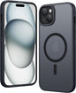 FNTCASE for iPhone 17 Pro Case Clear Magnetic with Screen Protector