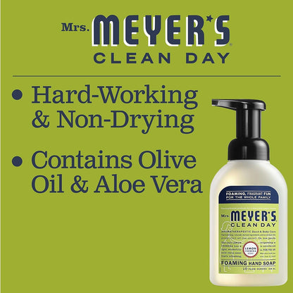 Mrs. Meyer's Clean Day, Hand Soap Refill, Lemon Verbena Scent, 33 Fl Oz