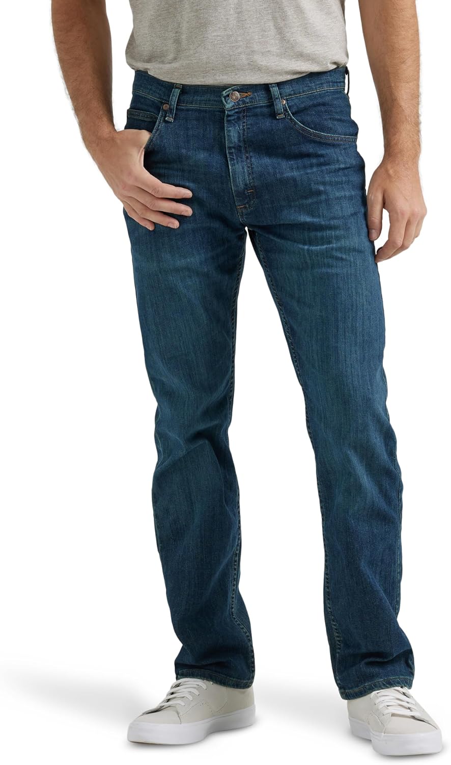 Wrangler Authentics Men's Classic 5-Pocket Regular Fit Flex Jean