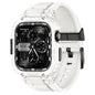 amBand Bands Compatible with Apple Watch 9/8/7/6/5/4 & SE 3/2/1 45mm/44mm Case for Men, M1 Sport Series Rugged Case Protective Cover for iWatch SE3/SE2/6/SE/5/4 44/45 mm Men Black