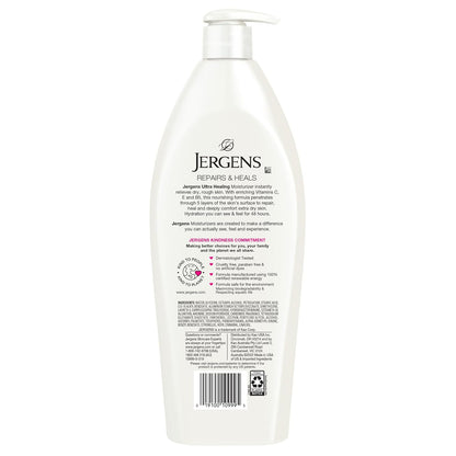 Jergens Ultra Healing Body Lotion, Moisturizer for Dry Skin, 32 fl oz