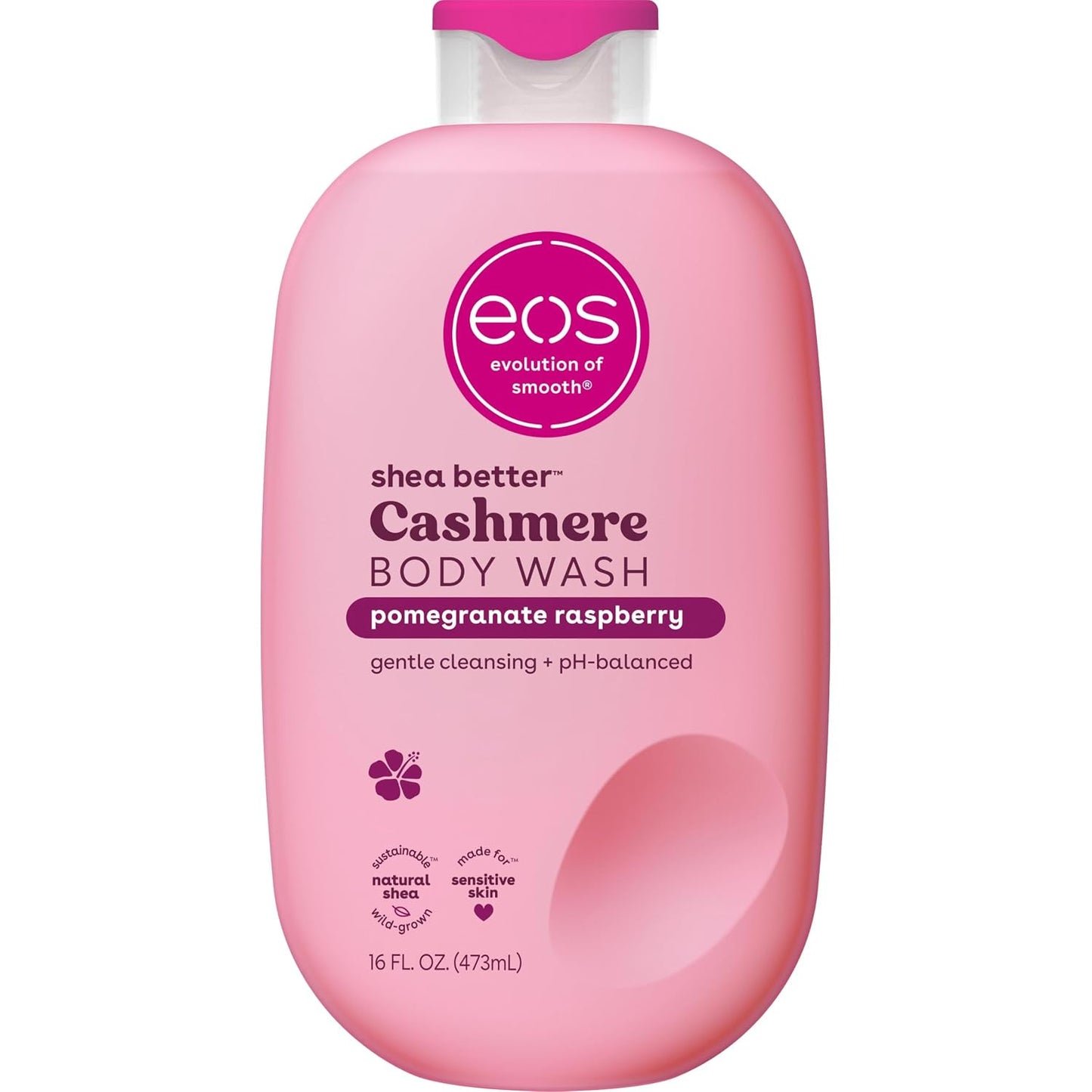 eos Cashmere Body Wash- Vanilla, Creamy Gel with Shea Butter, 16 fl oz
