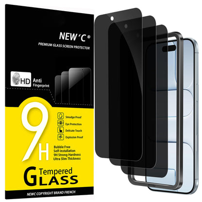 NEW'C for iPhone 17, iPhone 17 Pro, iPhone 16 Pro Screen Protector