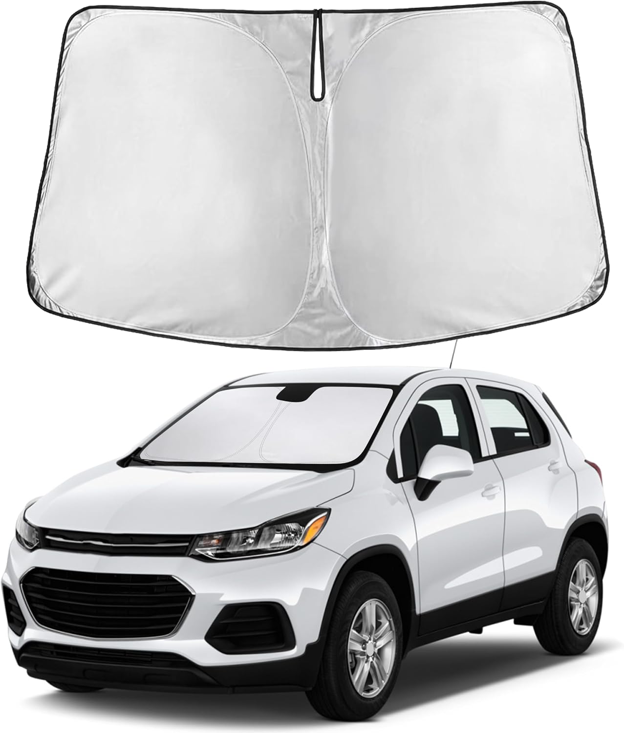 Autovir Windshield Sun Shade, 2017-2026 Tesla Model 3 & Y, 280T Visor Shade