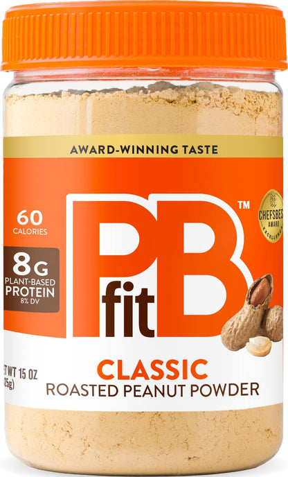 PBfit Classic Peanut Butter Powder 30 Oz, Peanut Spread with 8g Protein