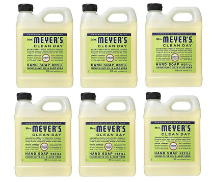 Mrs. Meyer's Clean Day, Hand Soap Refill, Lemon Verbena Scent, 33 Fl Oz