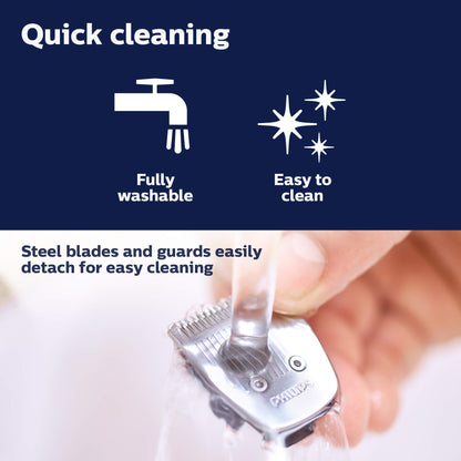Philips Norelco All-in-One 3000 Series 13 in 1 Trimmer, Beard Styler & Men's Hair Clipper, 9 Length Settings & Self-Sharpening Skin-Friendly Blades, MG3919/50