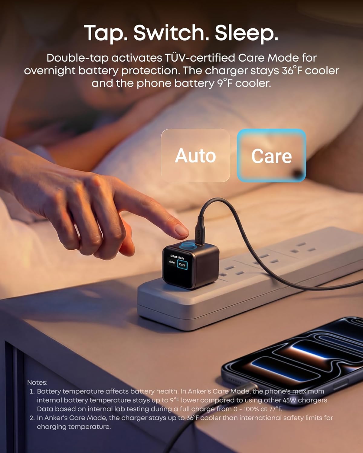 Anker Nano Smart Display Charger, 45W Max Fast Charger USB C for iPhone 17