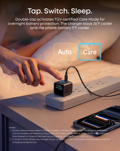 Anker Nano Smart Display Charger, 45W Max Fast Charger USB C for iPhone 17