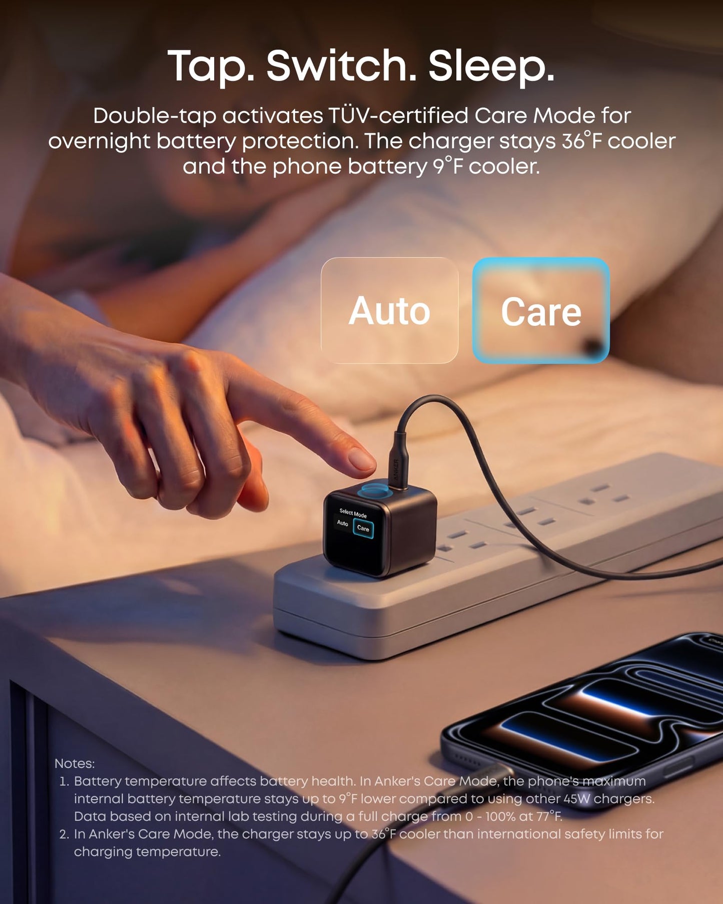 Anker Nano Smart Display Charger, 45W Max Fast Charger USB C for iPhone 17