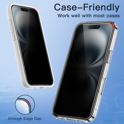 JETech Privacy Screen Protector for iPhone 17 Pro Max, 2-Pack