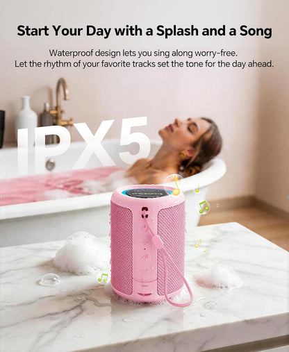 Portable Bluetooth Speaker Beach Essentials: IPX5 Waterproof for Outdoor