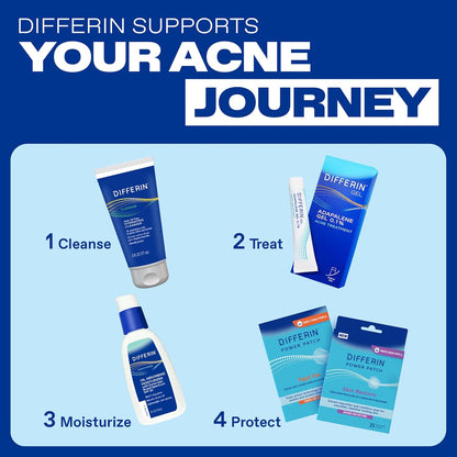 Differin Acne Retinoid Treatment Gel, 0.1% Adapalene, 45g Pump