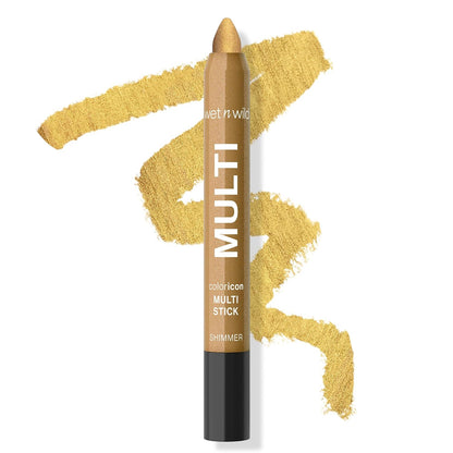 wet n wild Color Icon Cream Eyeliner Eyeshadow Multi-Stick, Moisturizing, Nourishing Velvety Cream-to-Powder Buildable & Blendable Formula, Cruelty-Free & Vegan - Brown Sugar