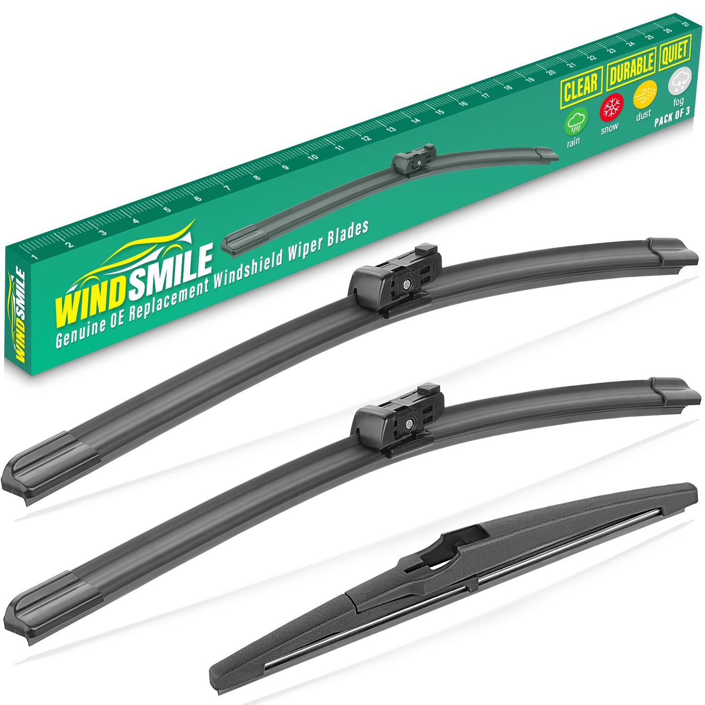 WINDSMILE Windshield Wiper Blade Replacement for Hyundai Palisade 2020-2025