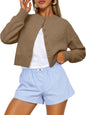 Trendy Queen Cropped Cardigan Sweaters for Women Fall Fashion Clothes 2026