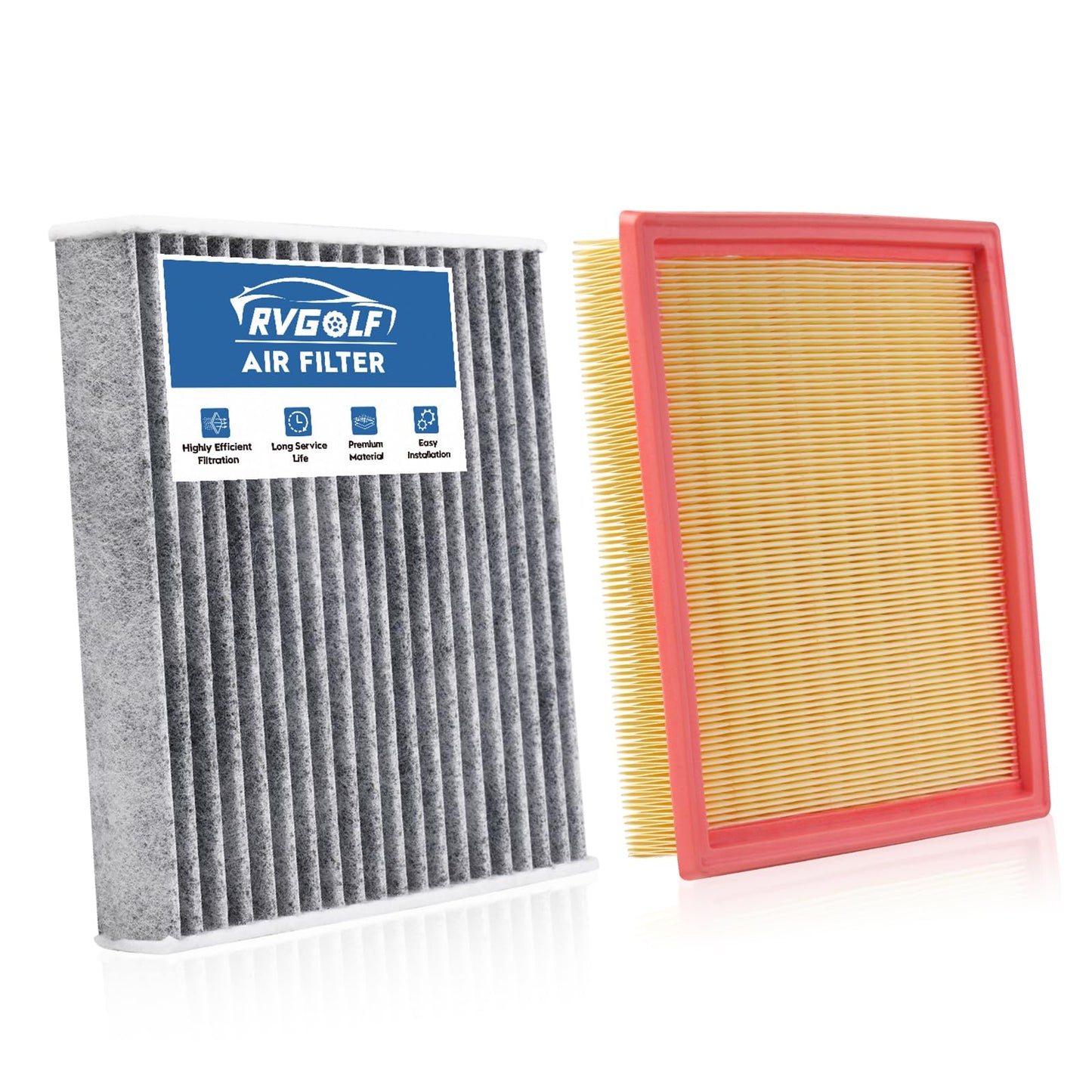 Engine+Cabin Air Filter Fit for 2014-2020 Rogue, 2017-2022 Rogue Sport