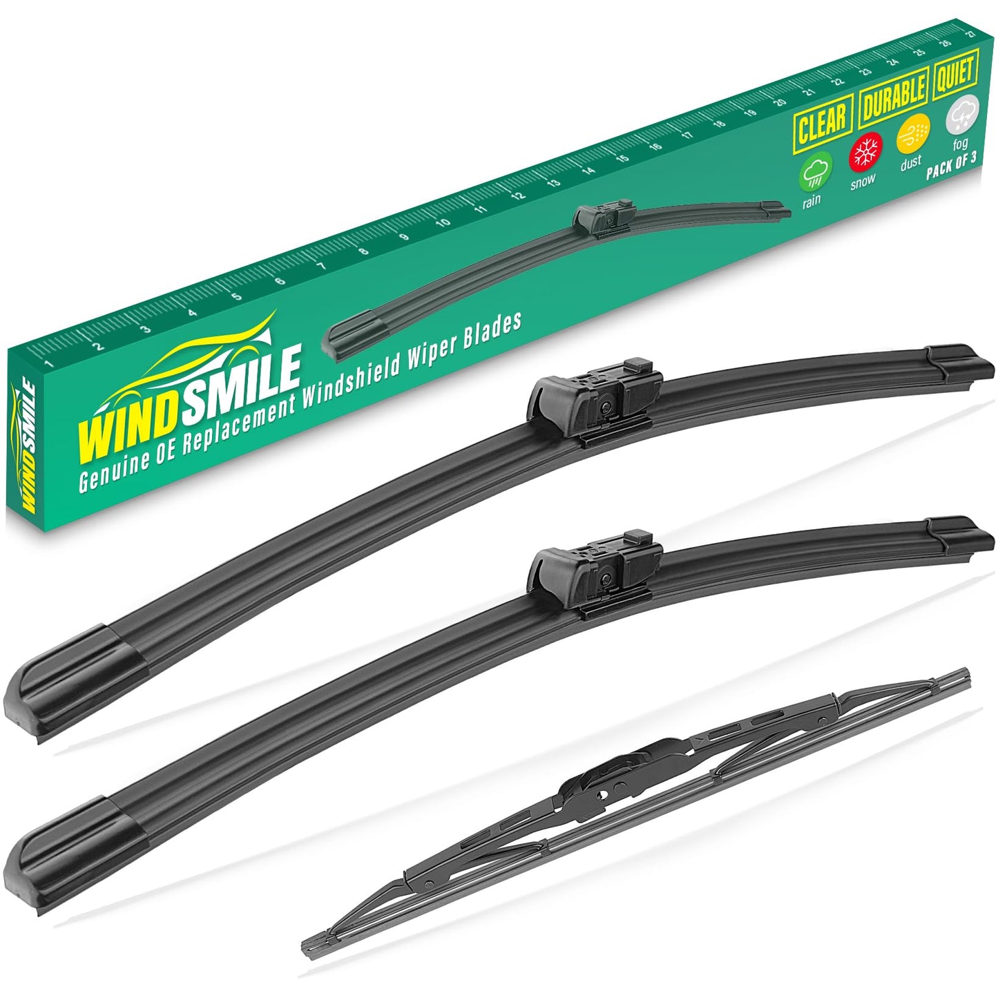 WINDSMILE Windshield Wiper Blade Replacement for Hyundai Palisade 2020-2025