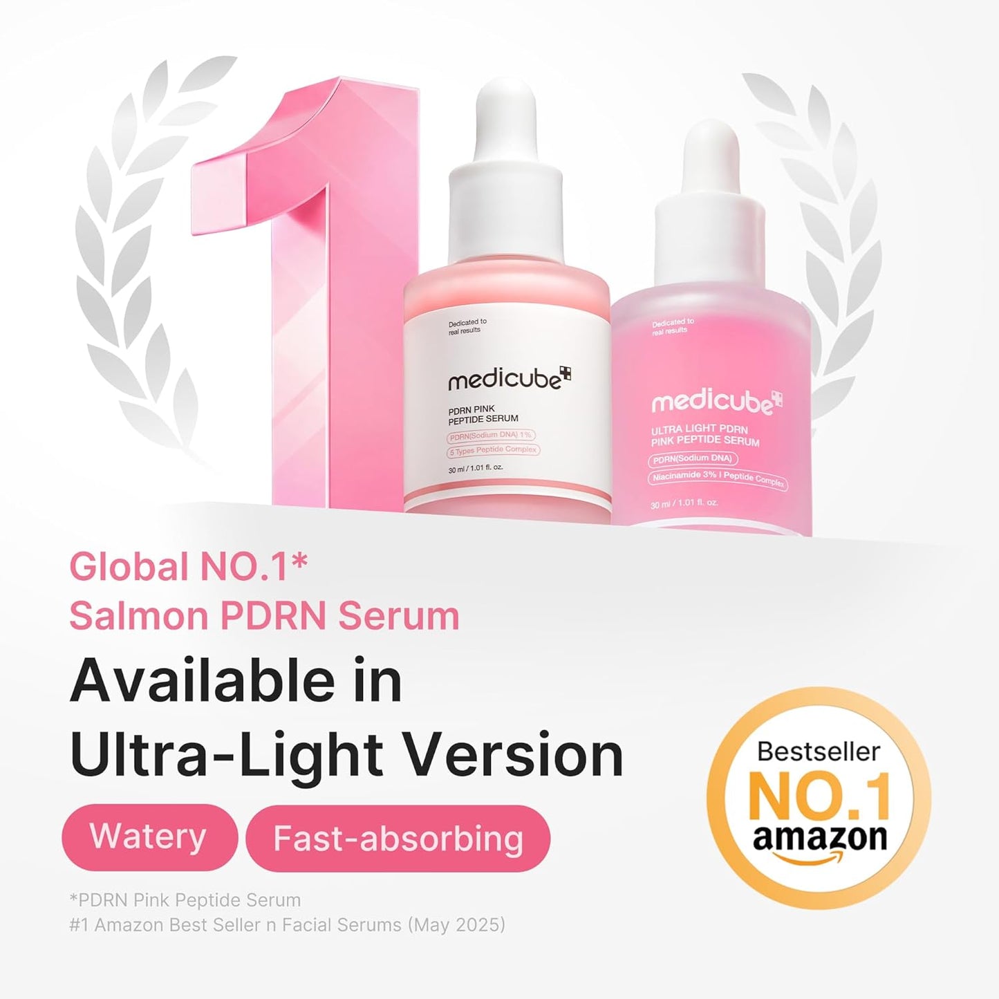 medicube PDRN Pink Peptide Serum with Salmon DNA