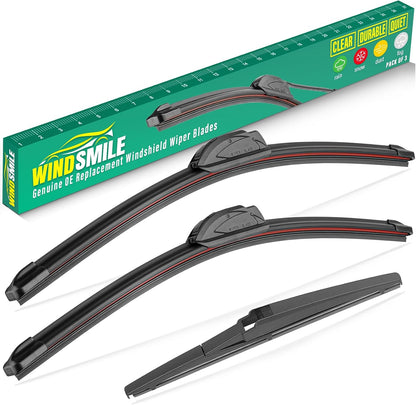 WINDSMILE Windshield Wiper Blade Replacement for Hyundai Palisade 2020-2025