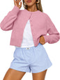 Trendy Queen Cropped Cardigan Sweaters for Women Fall Fashion Clothes 2026
