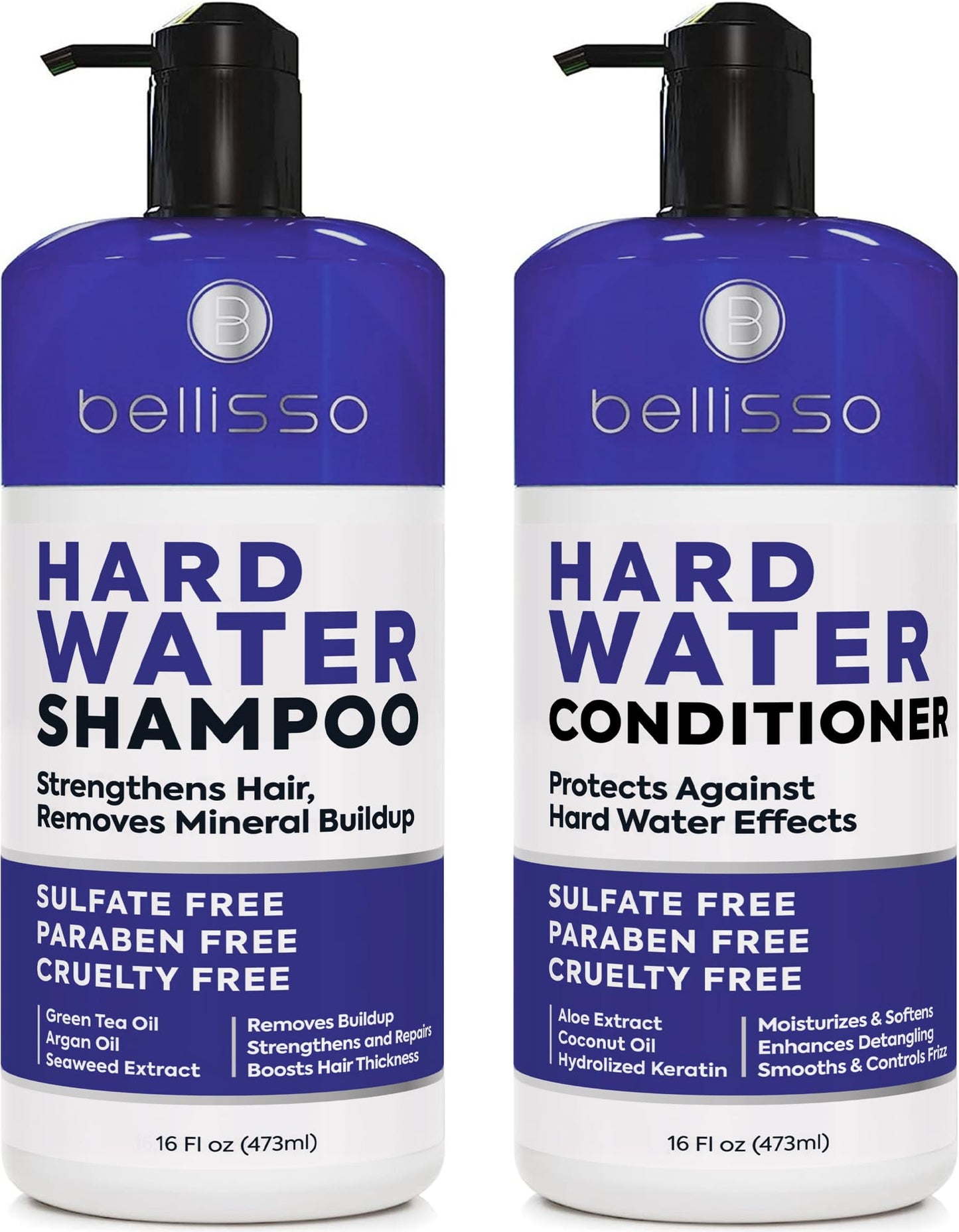 Caffeine Shampoo and Conditioner Set - Volumizing Products for Women and Men - Thickening, Volume Boosting Formula for Thinning and Fine Hair - Sulfate Free, No Parabens - Hydrating, Salon Grade