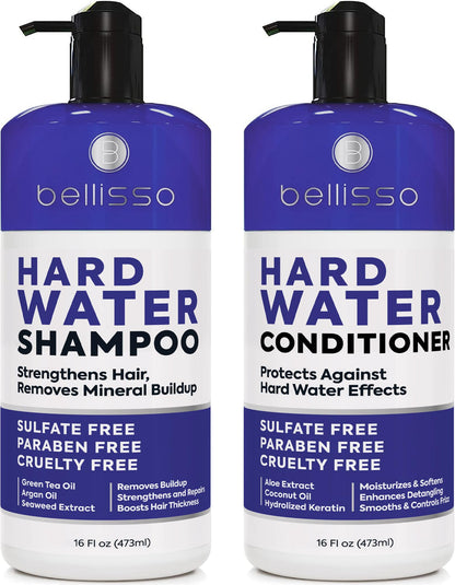 Caffeine Shampoo and Conditioner Set - Volumizing Products for Women and Men - Thickening, Volume Boosting Formula for Thinning and Fine Hair - Sulfate Free, No Parabens - Hydrating, Salon Grade