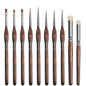 Golden Maple Detail Paint Brushes Set 10pcs