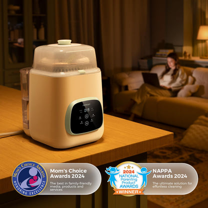 Momcozy KleanPal Pro All-in-One Bottle Washer, Sterilizer & Dryer - White