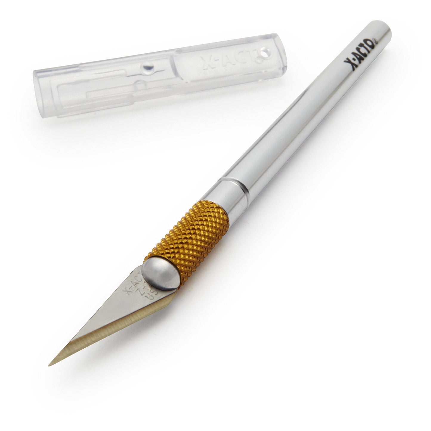 X-ACTO #1 Z-Series Precision Utility Knife, Metal, Silver, Aluminum Handle, Includes Safety Cap - For Precise, Fine Cuts