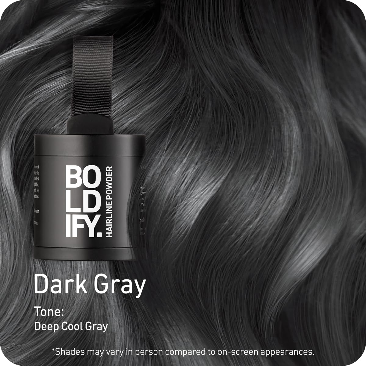 Boldify Hairline Powder, Root Touch Up Hair Color Light Blonde 4g