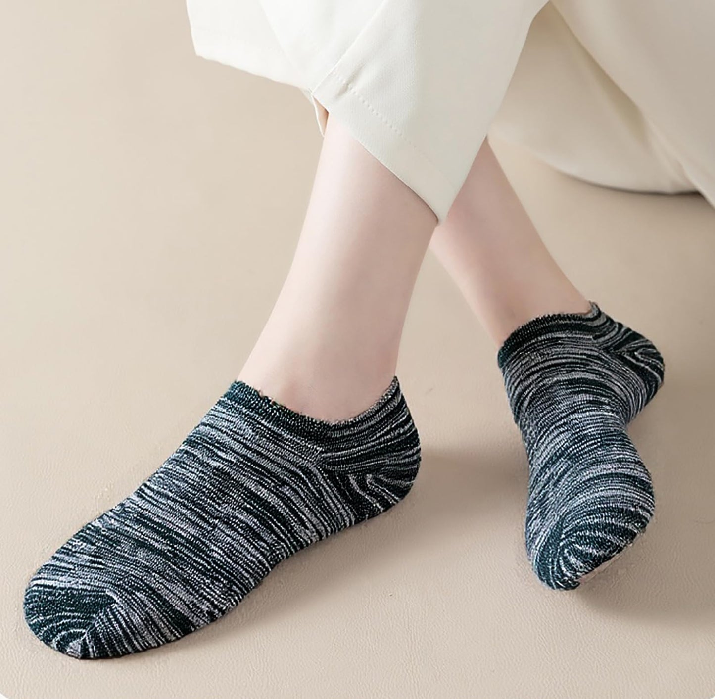 12-30 Pairs Low Cut Ankle Socks for Women No Show Casual Breathable Athletic Socks Bulk for Sport