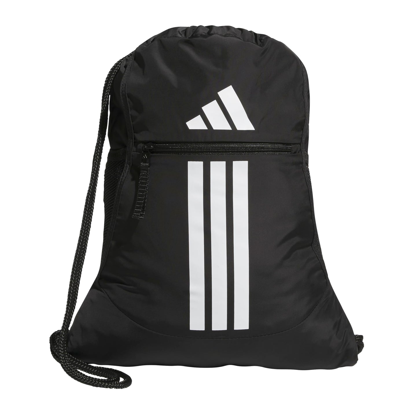 adidas Alliance Sackpack – Drawstring Backpack for Sports, Small Gym Bag, Preloved Teal Green/Black/3, OSFA