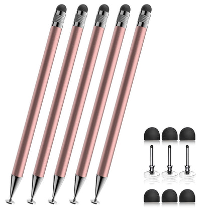 Bopomofo Stylus(5 Pcs),2-in-1 Stylus Pen for Touchscreen,Stylus Pen