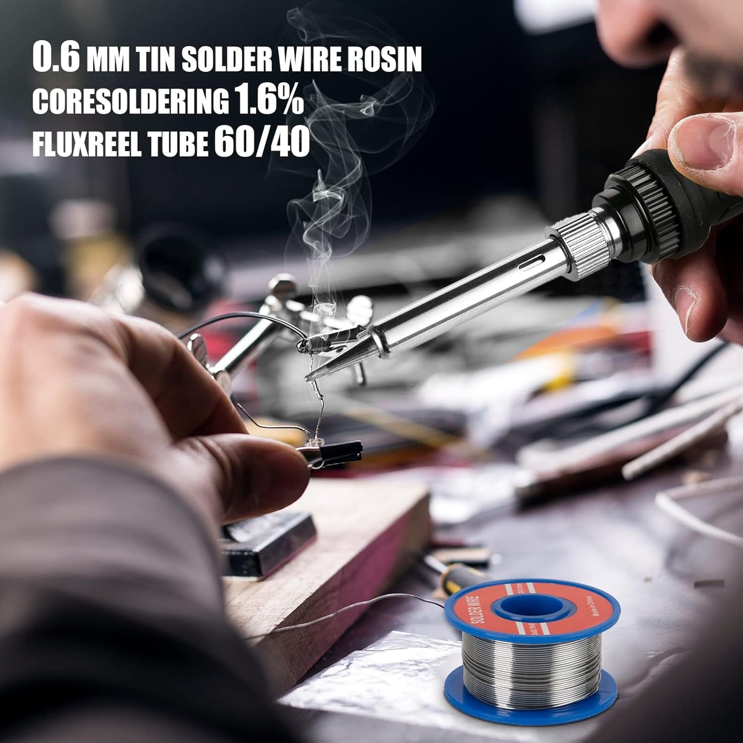 Soldering Iron, 60W 110V Adjustable Temperature Soldering Iron Pen, Portable Welding Tool, Fast Heating, for Electronic Repair, Jewelry, DIY
