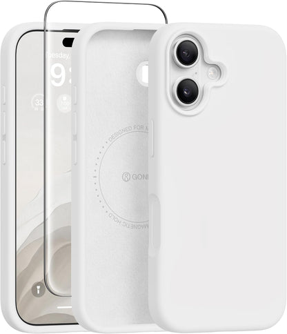 GONEZ Magnetic for iPhone 17 Pro Max Case, Silicone Cover Stone