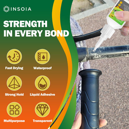 INSOIA Super Medium CA Glue, 20g, Strong Bond, with Precision Tips