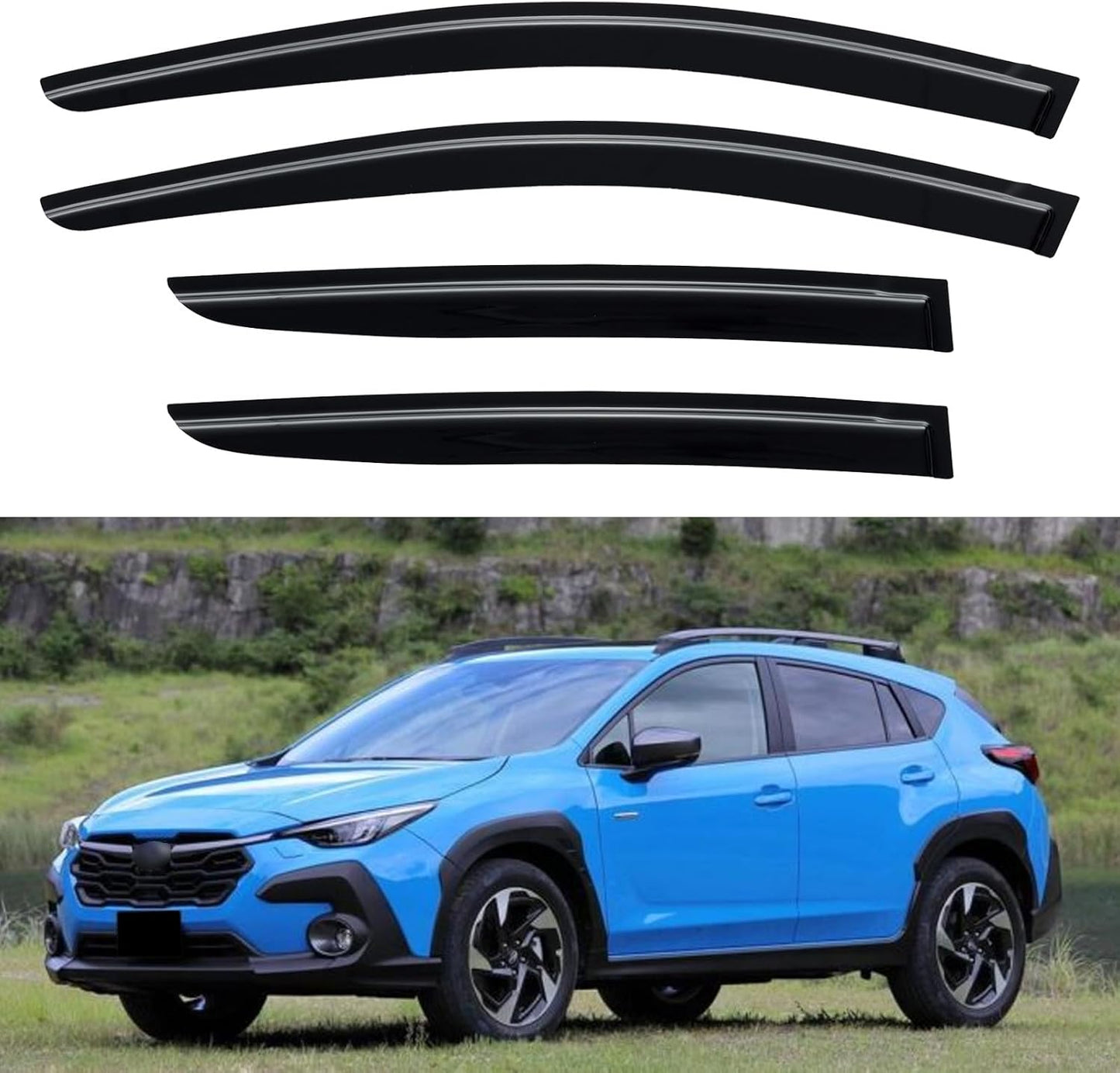 Window Visors Rain Guards for 2020-2025 Nissan Sentra