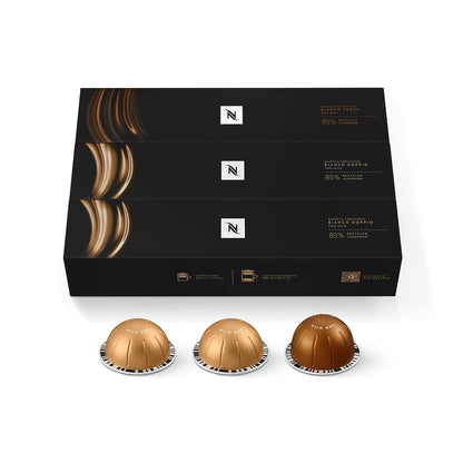 Nespresso Capsules Vertuo, Variety Pack, Medium and Dark Roast Coffee, 30 Count Coffee Pods, Brews 7.8 oz.