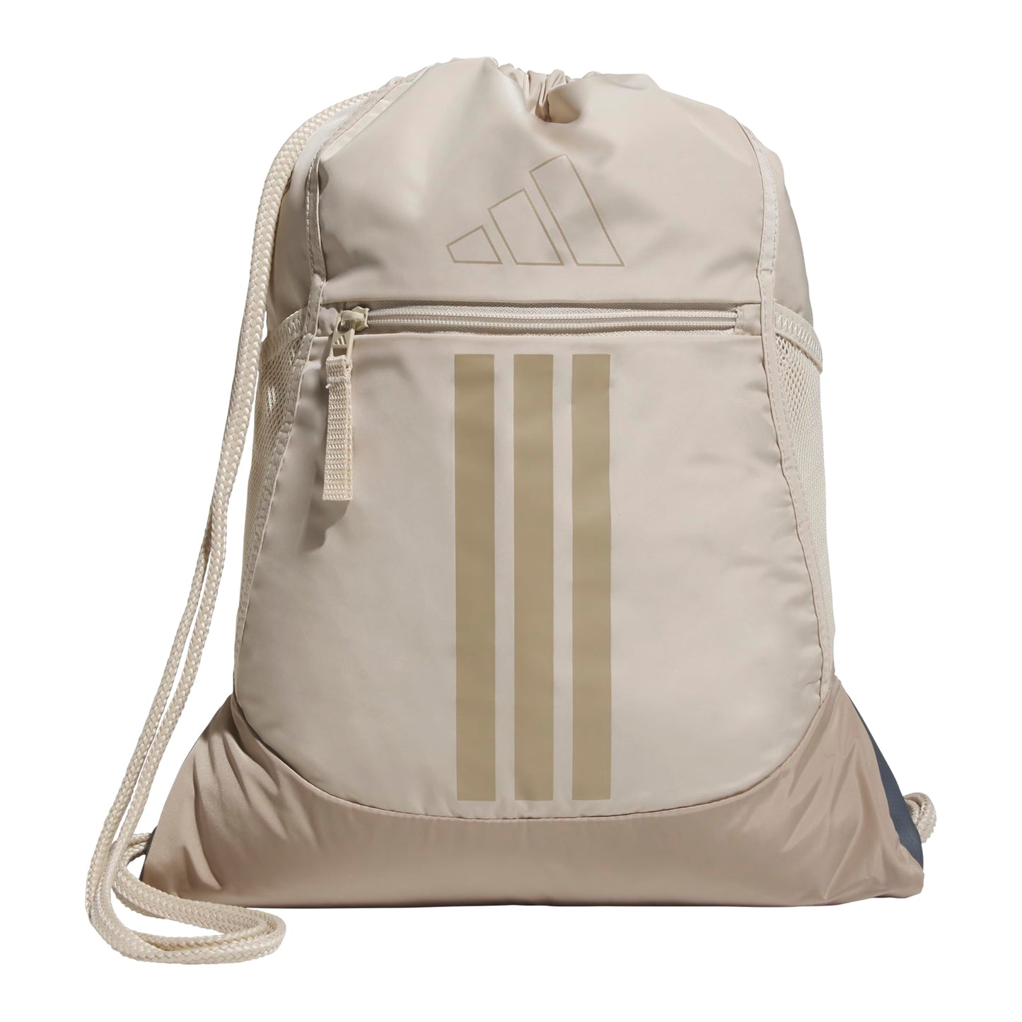 adidas Alliance Sackpack – Drawstring Backpack for Sports, Small Gym Bag, Preloved Teal Green/Black/3, OSFA