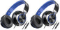 AILIHEN C8 Kids Wired Headphones with Mic for School, 3.5mm Jack, BlackBlue