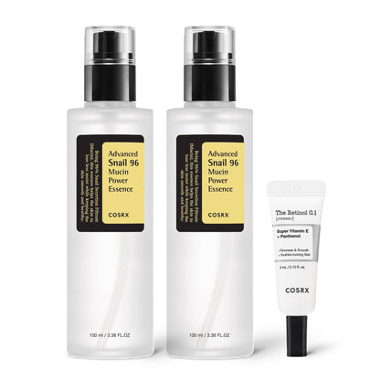 COSRX Snail Mucin 96% Repairing Serum for Sooothing & Hydrating 3.38 oz.