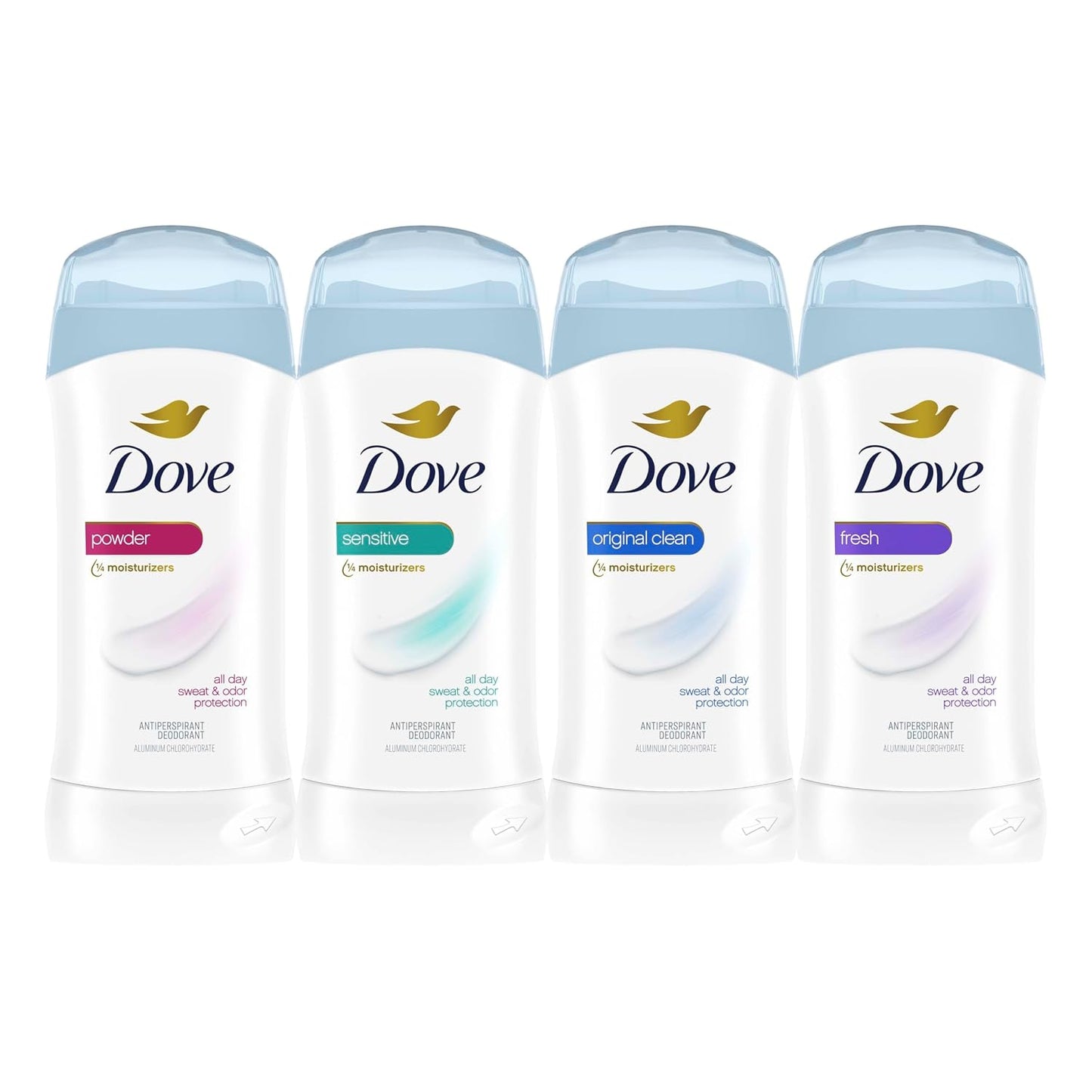 Dove Antiperspirant Deodorant Stick Original Clean 2.6 oz 2PK