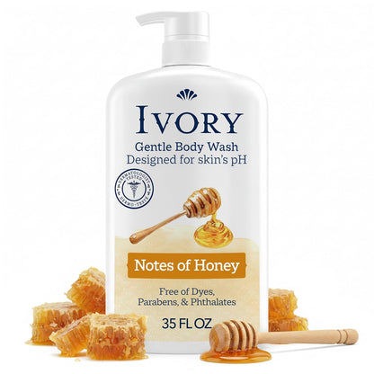Ivory Body Wash Designed for the Whole Family, Jojoba Scent, 35 oz