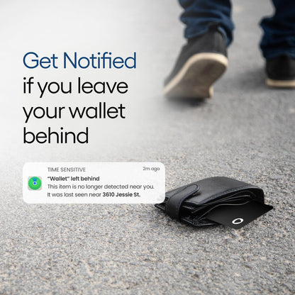 SPOTMINDERS Apple MFi Certified Wallet Tracking Card Black 4-Pack Travel Gifts for Him Works with Apple Find My Rechargeable Tracker IP68 Waterproof 0.07" Slim iPhone Item Finder for Luggage Passport