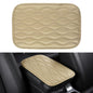Amiss Car Center Console Cover, Upgraded Leather Car Armrest Cushion with 2 Storage Pockets, Universal Waterproof Cushion Pad, Non-Slip Car Interior Accessories, Fits Most Sedans SUVs Trucks (Black)